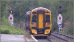 158 726 verlsst Dingwall und hat noch gut zwei Stunden Fahrt vor sich bis Kyle of Lochalsh. (06.08.2008)