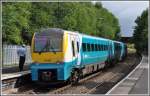 175 109 auf der Shrewesbury to Chester Line in Ruabon. (16.08.2011)