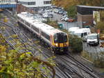 Ein Triebzug Class 444 verlässt am 24.11.2016 Southampton Central