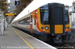  SWT  444007 im Bahnhof Weymouth zur Abfahrt nach London.