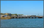 484002 der Island Line rollt am 27.04.2026 �ber den Ryde Pier.