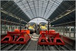 Endstation auf der Insel: vom Kontinent treffen die Eurostrazüge seit einigen Jahren in London St-Pancras ein - Endstation.