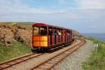 Der Zug der GGR in der Headland loop Ausweiche am 28.04.2018