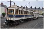 Das schnste Gespann der Manx Electric Railway sind die 2010! erbauten Triebwagen 7 und passendem Wagen 48. Ramsey (11.08.2011)