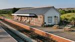 Stationsgebäude der Pontipool & Blaenavon Railway in Furnace Sidings, Wales, 14.9.2016 