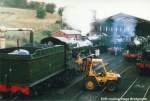 Severn Valley Railway coaling stage im Hauptsttzpunk der Dampflokomotiven in Bridgnorth