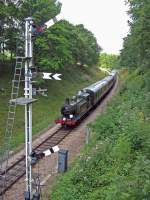 50 Jahre Museumseisenbahn Bluebell Railway, Sdostengland.