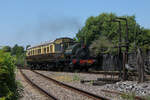 1340  Trojan  mit ihrem Auto Coach auf der Demonstration Line im Didcot Railway Centre (08.07.2026)