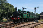 W24  Calbourne  verl�sst am 09.07.2026 Havenstreet in Richtung Wootton.