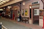 Bahnsteigszene anno dunnemals im Swindon Steam Railway Museum. 06.09.2015