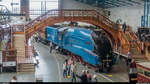 Die offiziell schnellste Dampflok der Welt, die LNER A4 4468  Mallard  am 19.