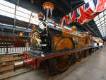 Die Dampflokomotive No.214  Gladstone  der London Brighton & South Coast Railway wurde im Jahr 1882 gebaut. (National Railway Museum York, Mai 2019)