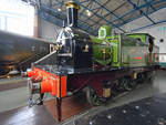 Die 1869 gebaute Dampflokomotive No. 66  Aerolite  der North Eastern Railway war Anfang Mai 2019 im National Railway Museum York zu entdecken.