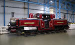 Eine wunderschöne Double-Fairlie: diese Lok wurde 1885 von den Ffestiniog Railway in Nordwales gebaut und war bis 1971 in Betrieb.