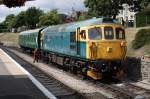 Swanage am 26.07.2010, Class 33 103 'Swordfish'