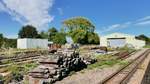 Depot der Romney, Hythe & Dymchurch Railway in New Romney, 12.9.16
