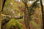 Die Vale of Rheidol Bahn in Wales.