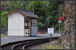 Einsame Kreuzungsstation Tanygrisiau. (07.09.2012)