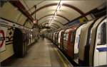 Tief im Berg -    Die Station Hampsted liegt 58,5 Meter tief unter den Hügeln im Norden von London.