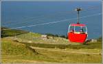 Fahrt direkt zur Himmelspforte mit der Great Orme cable car.