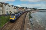 Ein First Great Western Class 43 HST 125 auf dem Weg Richtung London bei Dawlish.