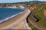 GWR 150 249 / Dawlish Sea Wall, 20. April 2024<br>
Paignton - Exmouth
