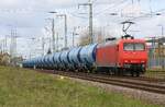 145 091-5 D-BRLL mit KeWa - Anklam Abfahrt am 07.05.2021 