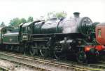 BR Standartlok fr den Nebenbahndienst class 4MT 2-6-0 Baujahr 1953. Eingestellt bei der Severn Valley Railway. 