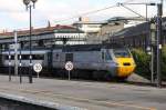 Lok 43251 der East Coast vor Intercity nach London am 27.10.2014 im Bahnhof York.