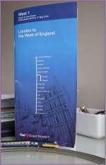 Mit den First Great Western Zügen sind wir vorzüglich gut durch Südengland gereist und dies zu meiner Freude vorwiegend in den formschönen HST 125 Class 43 Triebzügen.