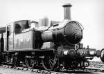 GWR Personenzuglok fr Nebenbahnen class 14xx 0-4-2 Baujahr 1932.
Diese Lok fuhr hufig zwischen 2 Steuerwagen, die Steuerung der Lok erfolgte ber Seilzge.