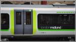 Die londonmidland fllt auf durch ihr modernes Design. Gesehen in Liverpool Lime Street Station. (15.08.2011)