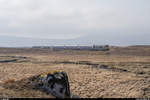 GBRf 73969 mit dem Caledonian Sleeper von London Euston nach Fort William am 24. April 2019 im Rannoch Moor kurz vor Corrour.