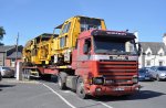IERLAND sept 2012 KILDARE bahndienstfahrzeug 750 auf transport zur verschrottung
