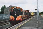 ierland 2006 september athlone LOC No 134+124 met container trein