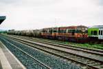 ierland sep 2007 limerick juncktion LOC No 169+185  met CEMENT WAGONS