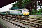 ierland sep 2007 limerick junction LOC No 217  geen tussen stop in limerick junction  met stuurstand No 4008  zie ook generator wagon