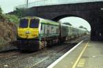 IERLAND sep 2008 Kildare LOC 227 als opduwloc stuurpost 4002 aan kop