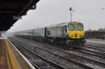 IERLAND sep 2009 LIMERICK JUNCTION LOC 221 met een intercity op weg naar CORK in de stromende regen