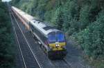 IERLAND sep 2007 KILDARE LOC 8208 ENTERPRICE met personen trein
