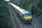 IERLAND sep 2007 KILDARE LOC 229 met personen trein