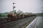 ierland sep 2006 limerick junction cement wagons achter LOC No 216