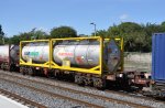 IERLAND sep 2012 KILDARE container wagon 31262 met tank container