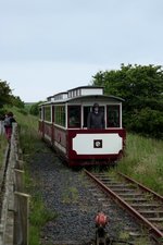 Einf. des geschobenen Zuges in den Bf Bushmills am 16.06.2016