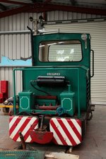 LM348, gebaut von Simplex Mechanical Handling, in der Fahrzeughalle Kilmeadan, die wir dank einer Führung betreten durften.