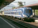 Siemens Transportation Systems Testzug mit neuen Wagen fr die Israel Railways (IR)bereitet sich auf die Rckfahrt nach Sargans/SG vor.Landquart 10.07.08