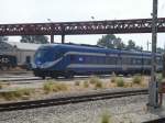 Im Bahnhof Hafa Mizrah wartet ein Wendezug der neuen Viaggio-Light-Reihe von Siemens auf den nchsten Einsatz am 12.08.10.