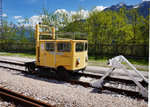 FS Dienstfahrzeug am 21.5.2016 im Bahnhof Calalzo-Pieve di Cadore-Cortina.