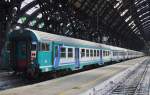 Hier R2188 von Tirano nach Milano Centrale, dieser Zug stand am 11.7.2011 in Milano Centrale.