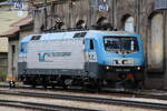 EU43 005-4 der Rail Traction Company im alten Design bei einer Rangierfahrt am Bahnhof Brenner/Brennero.